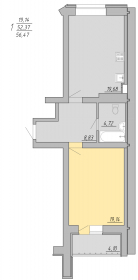 1К - 56,47 м2